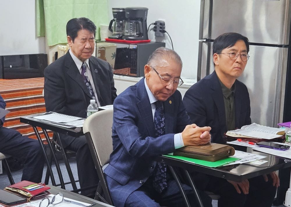 개강예배 현장