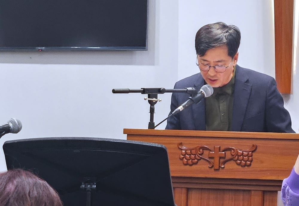 대표기도하는 전광성 박사
